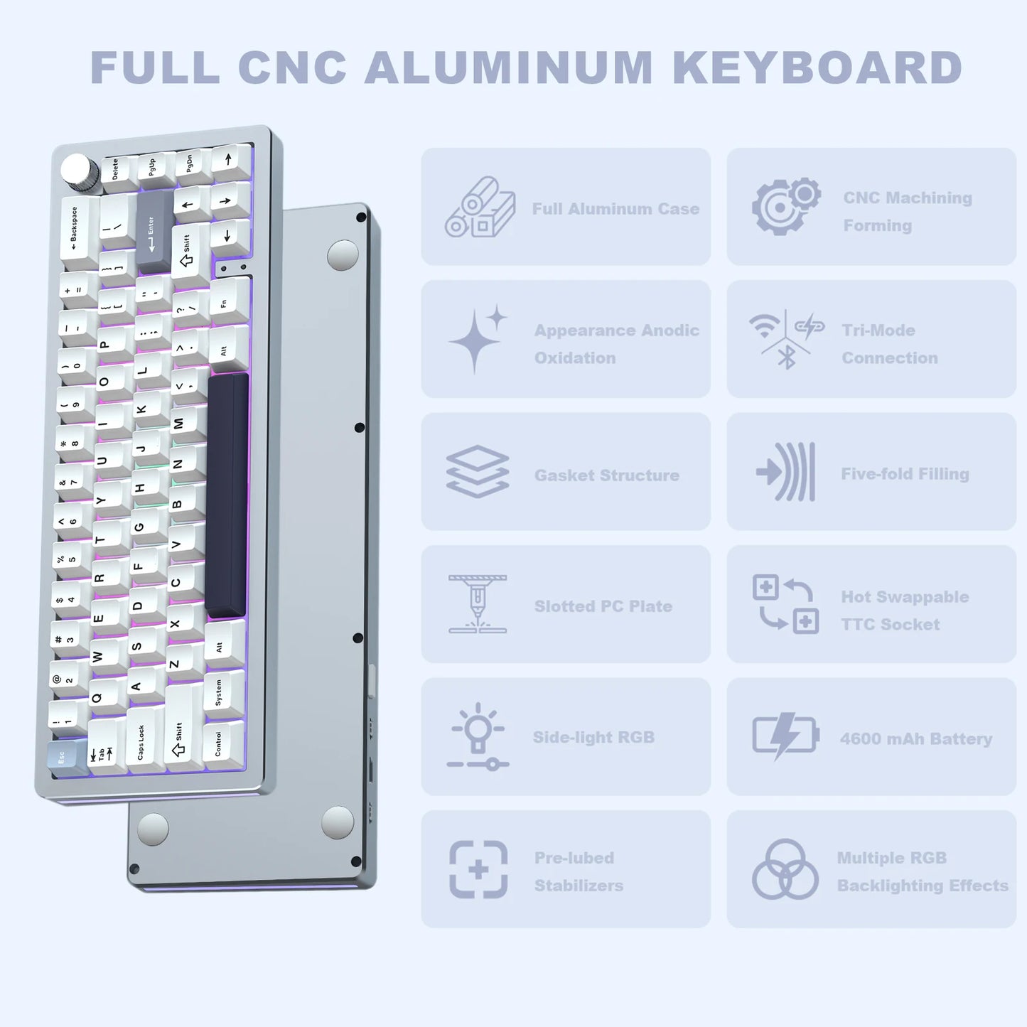 YUNZII AL66 CNC Aluminum Knob