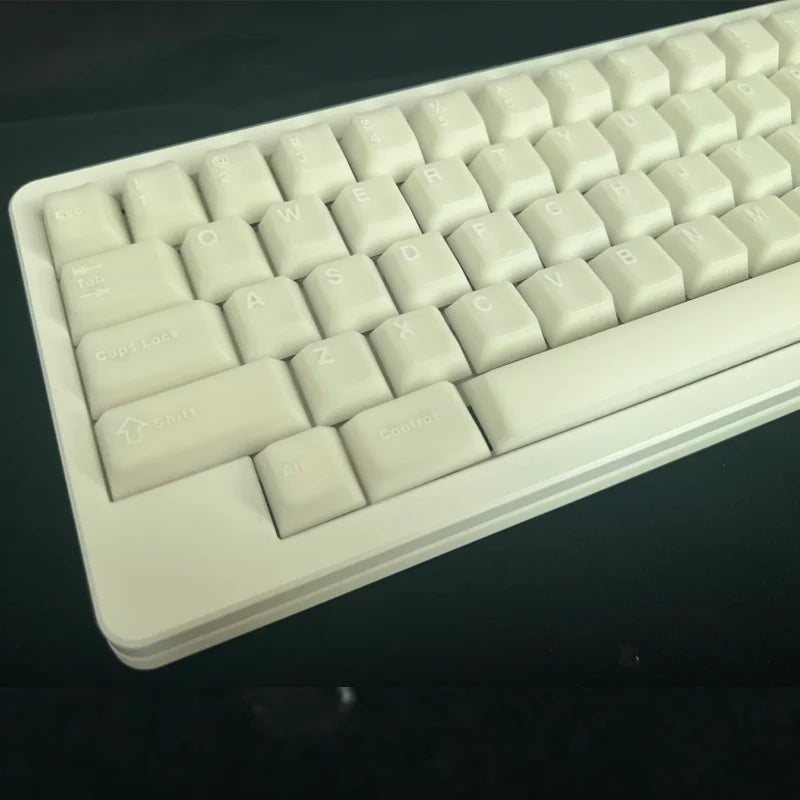 114 Keys white Ice Translucent Double shot cherry profile