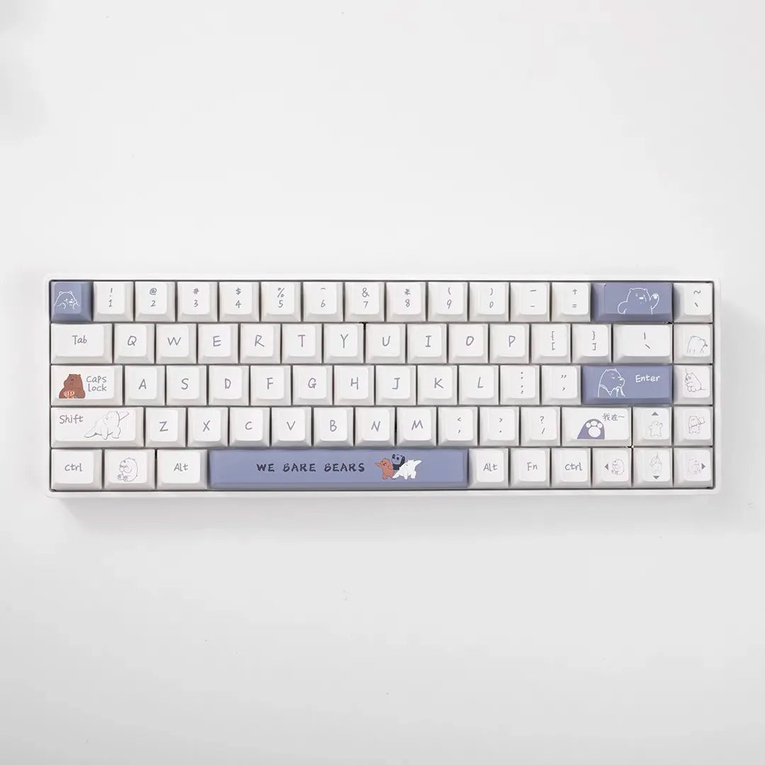 Cute Little Bear Keycap Set - 138/125 Toetsen