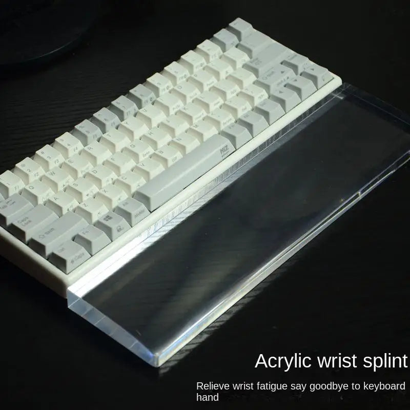 Acrylic wrist rest