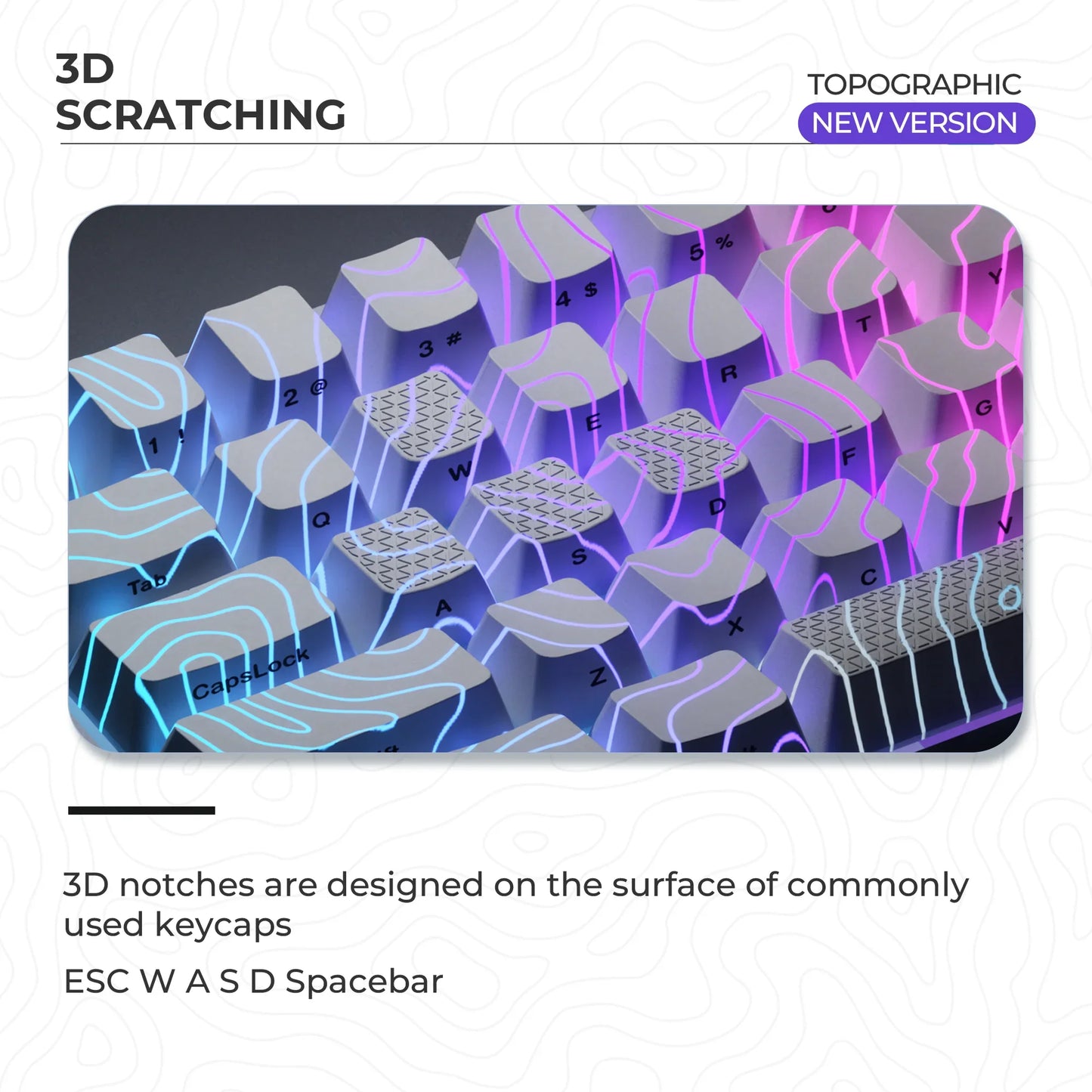 Womier XVX Topographic Keycap Set